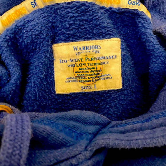 Vintage Golden State Warriors HWC Hardwood Classic’s Hoodie - Picture 2 of 4